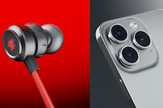 create high quality 3d product renders