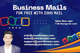 setup and fix professional business email with zoho mail