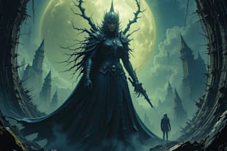 create fiction, sci fi, horror, fantasy book cover