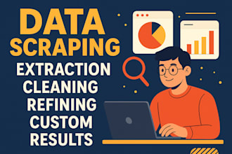 scrape websites, extract data, and build custom web scraping bots