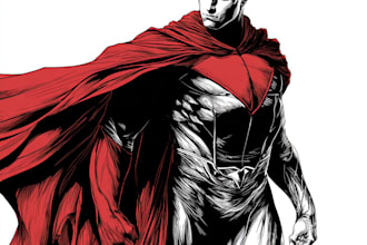 create scifi, fantasy, superhero character design