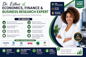 assist you in economics, finance, econometrics, and business research