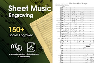 provide professionally engraved sheet music