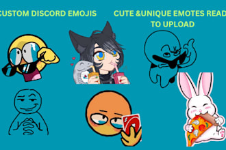 discord emojis twitch emotes animated discord stickers custom cartoon emoji