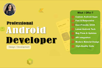 be android mobile application builder in android studio, android app developer