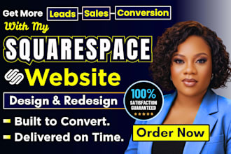 build squarespace website design, redesign squarespace website, development, SEO