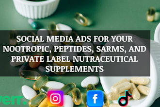 peptide marketing, peptide facebook ads, peptide page setup