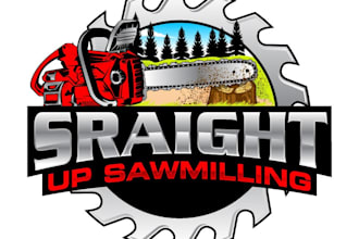 design modern sawmilling logo