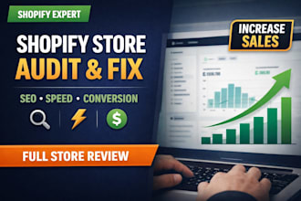 shopify store audit optimization for seo sales conversion