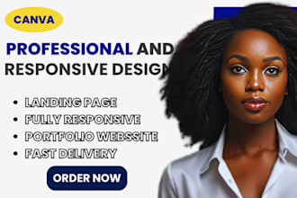 design canva website design canva landing page website design website redesign