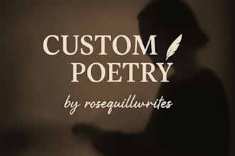 write custom and personalised poetry for gifts and occasions