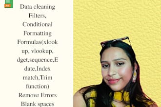 do data cleaning and data formatting