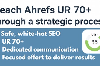 boost ahrefs domain rating to dr70