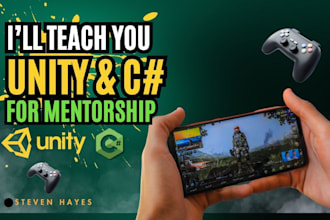 teach you unity and game development