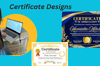 create professional diploma and certificate designs