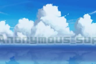 draw and design 2d background