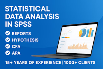 perform spss regression, anova and survey data analysis for research
