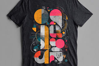 typography and t shirt design