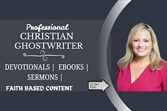 be christian book writer, daily devotional book writer, prayer journal writer