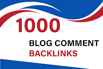 1000 SEO backlinks via blog commenting to boost your ranking