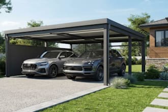 design realistic 3d carport, garage, patio cover, pavilion and gazebo