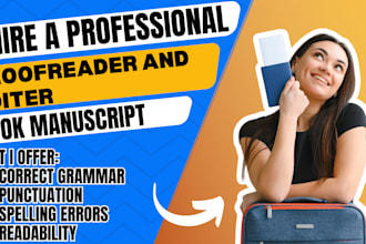 proofread and edit your book manuscript