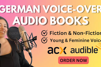 produce your german audiobook in high quality