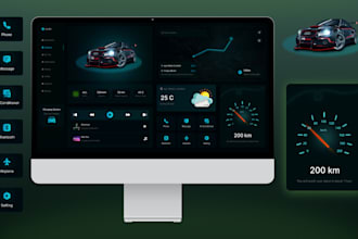 design modern and user friendly UI UX dashboard