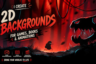 make a 2d background for a game or cartoon