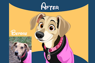 draw your lovely pets into disney pet style