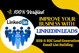 do linkedin lead generation, b2b lead generation and email list building