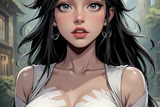 make a comic character