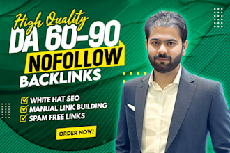 do high authority da50 to 90 nofollow link building off page SEO backlinks