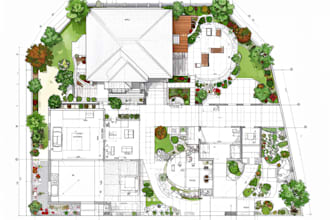 draw site plan, plat plan, landscape design, plat map and residential map plan