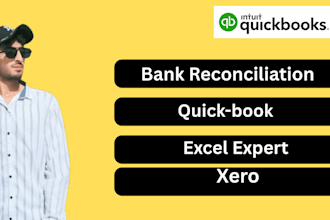 do quickbooks online, xero, excel and bank reconciliation