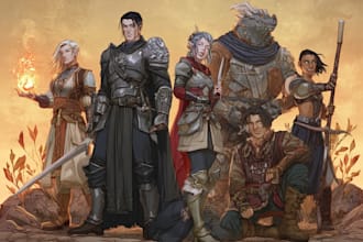 draw your dnd party
