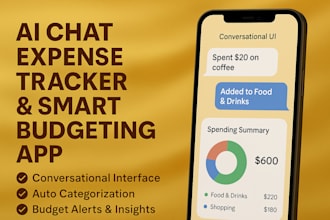 develop an ai chat expense tracker and smart budgeting mobile app