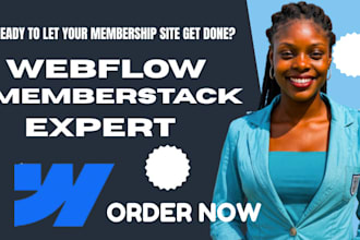 create webflow memberstack membership pro subscription website figma to webflow