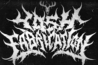custom metal logo design bold, powerful and striking