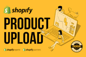 do shopify product upload, listings and bulk product management
