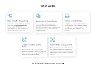 develop a website for company profile