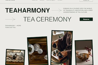 create a unique and creative  landing page design and e commerce