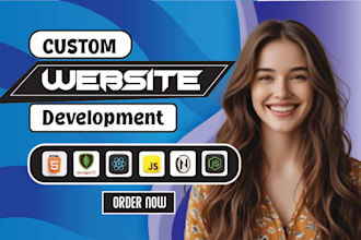 build rebuild custom website development front end back end developer