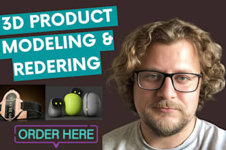 create realistic 3d product modeling and amazon rendering
