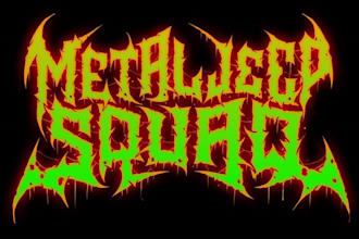 extreme metal logo dark, raw and unforgettable