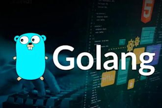 build rest API and frontend components with go lang, express node, react next js