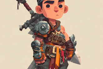 create simple 2d game characters