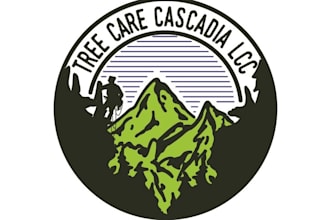 design outstanding tree care mountains rivers logo