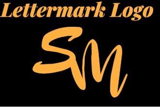 design  lettermark logo with clean typography