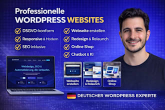 create your professional wordpress website or online shop